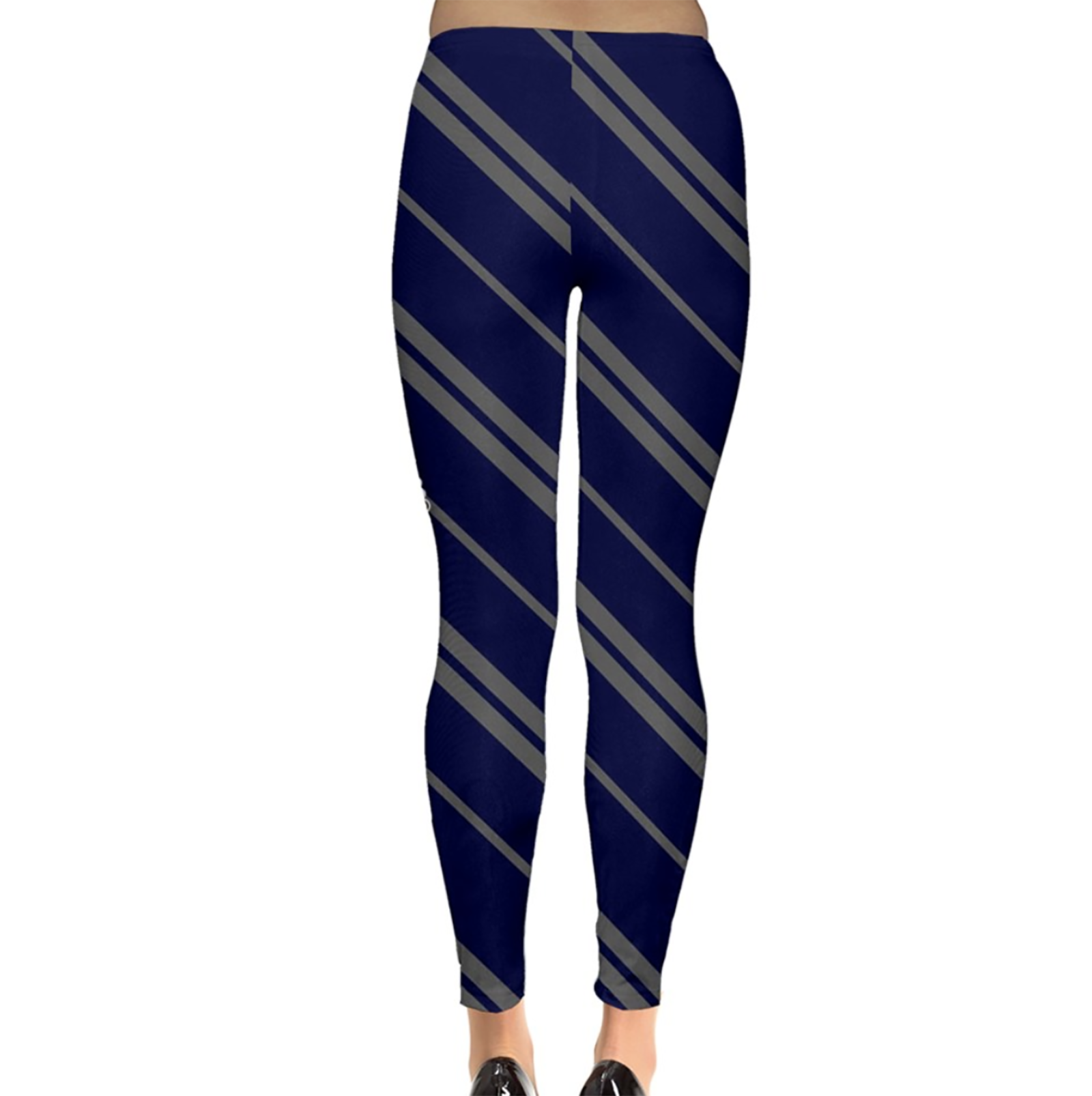 Blue & Gray Striped Leggings - Inspired by Ravenclaw
