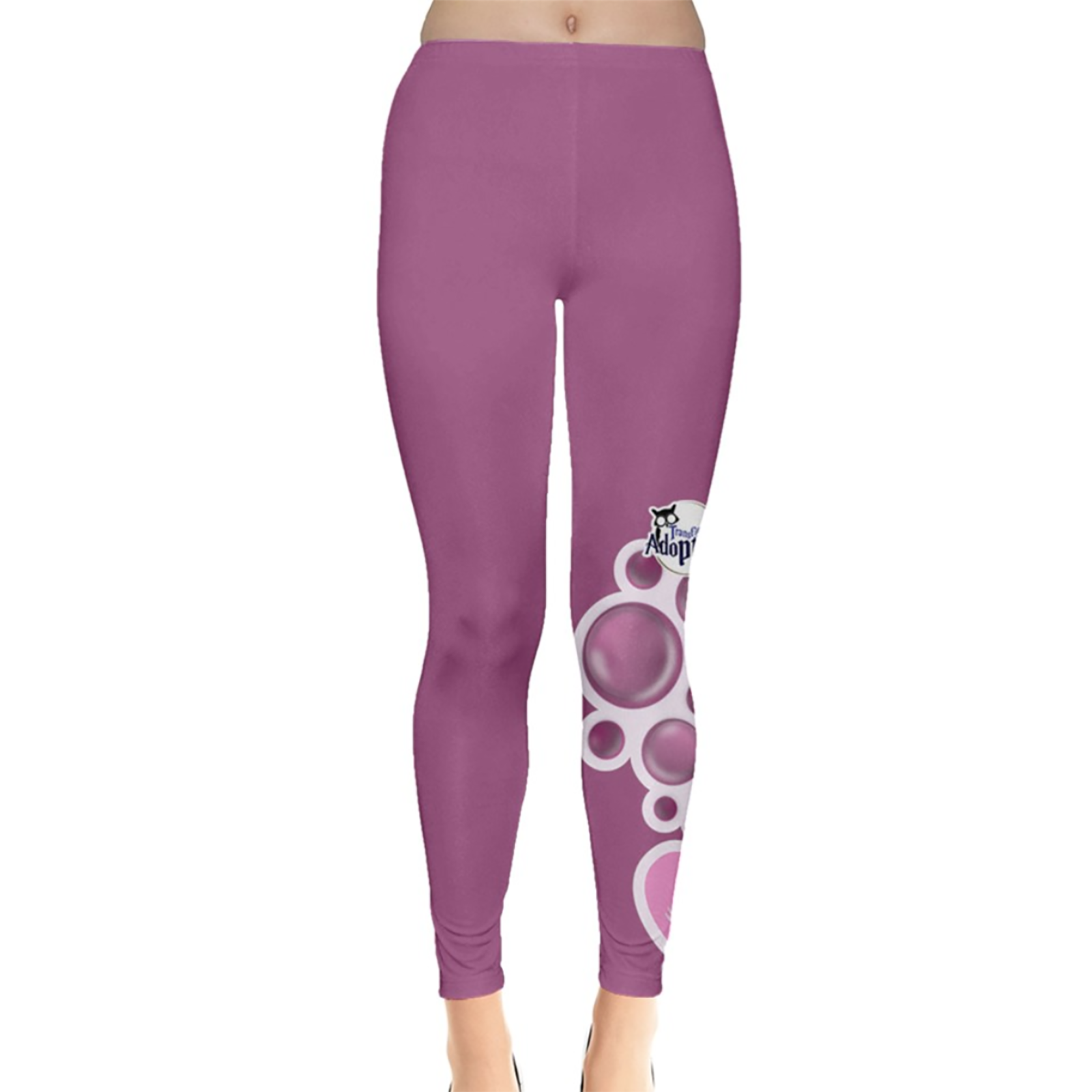 Charmed Leggings (Pink Solid w/Love Potion)