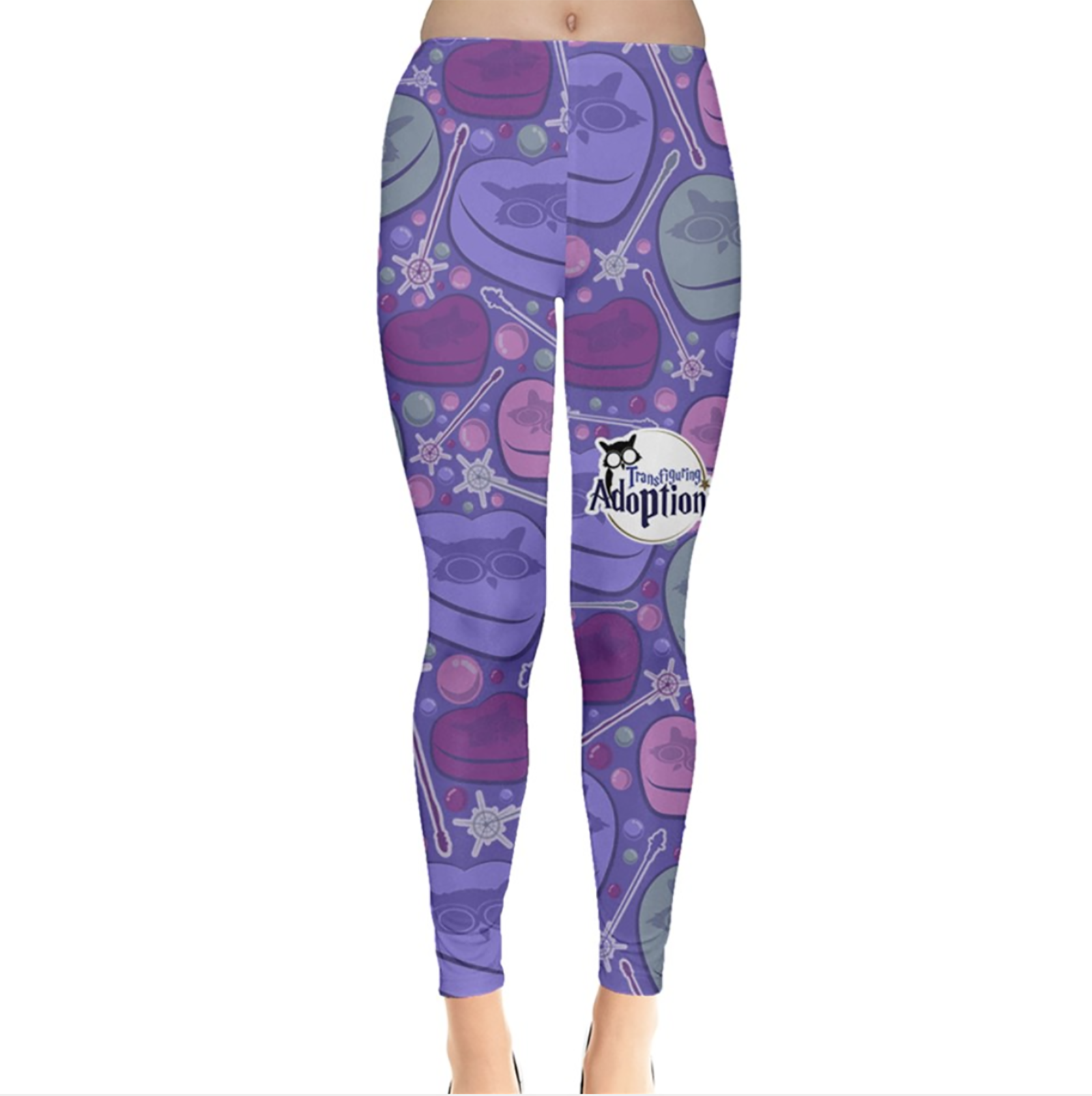 Charmed Leggings (Purple Patterned)
