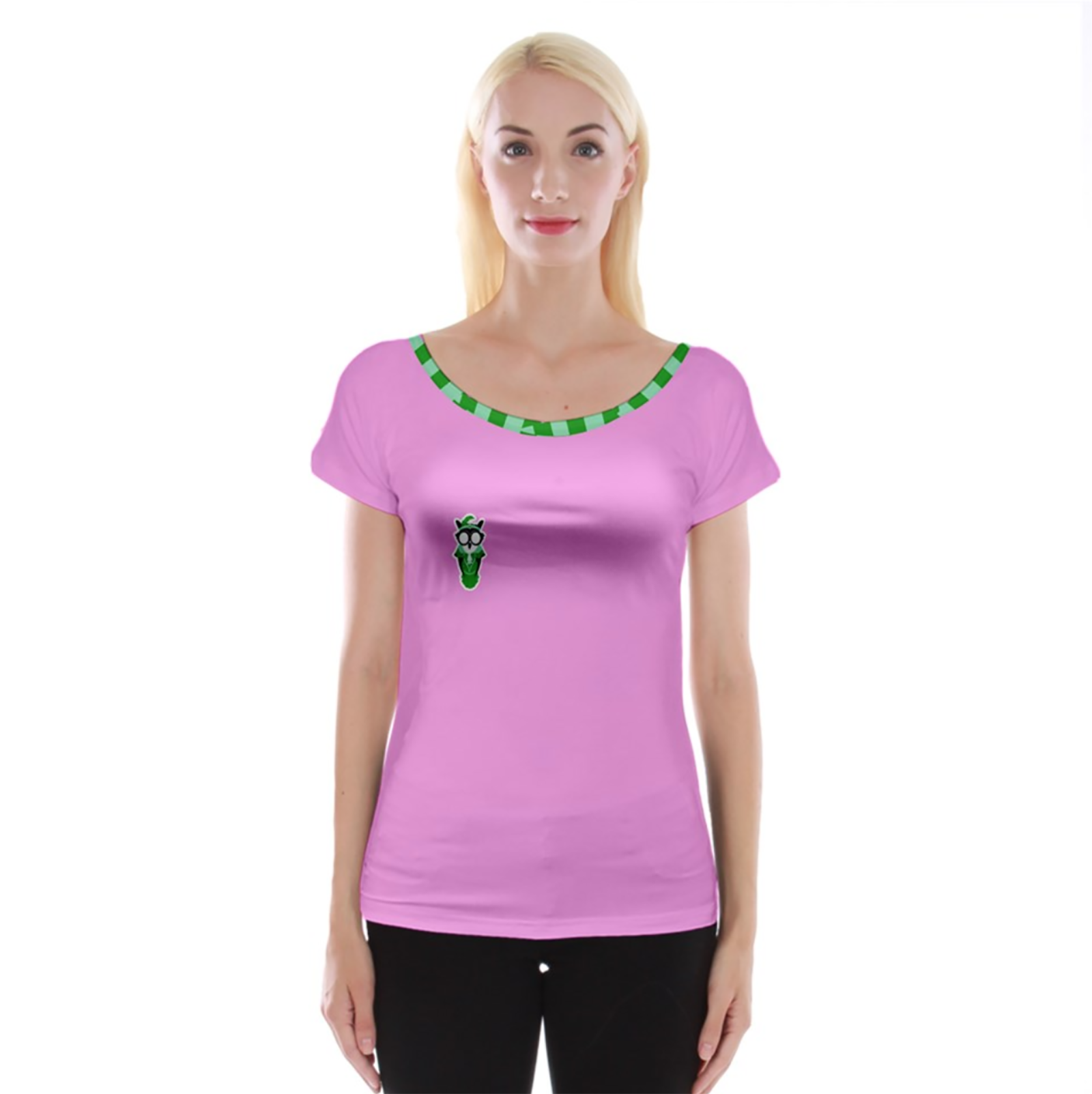 Candy Store Owl (small owl) Cap Sleeve Top