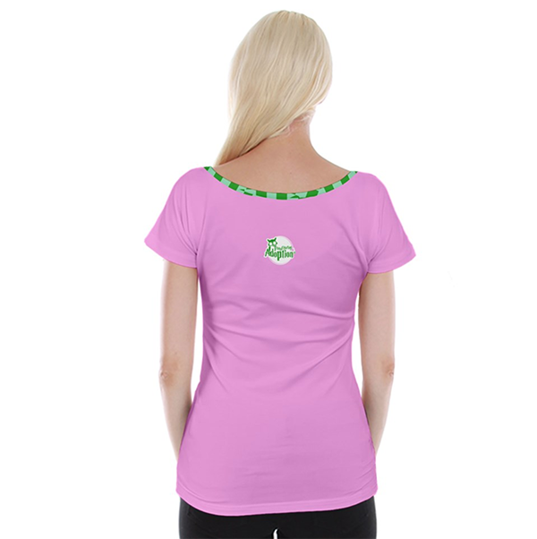 Candy Store Owl (large owl) Cap Sleeve Top