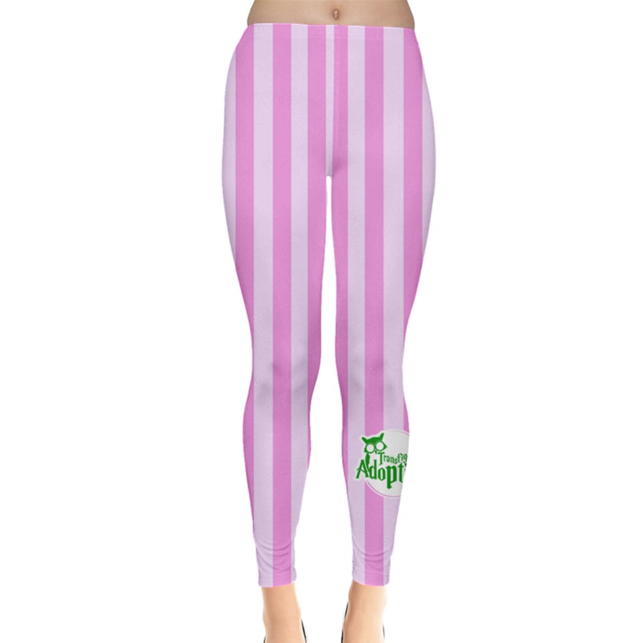 Candy Store Leggings (Pink Stripes)