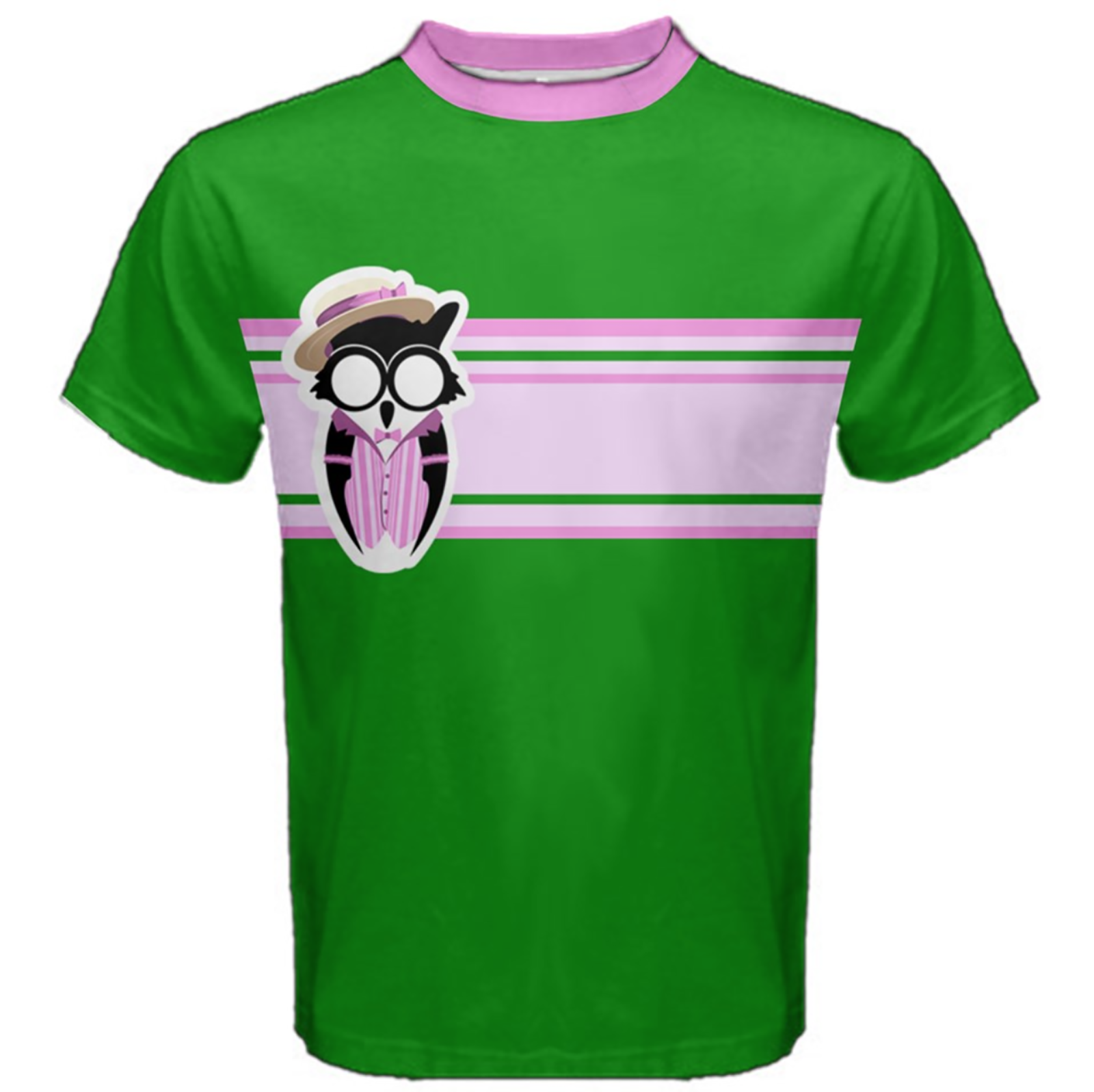 Candy Store Owl Cotton Tee (solid background)