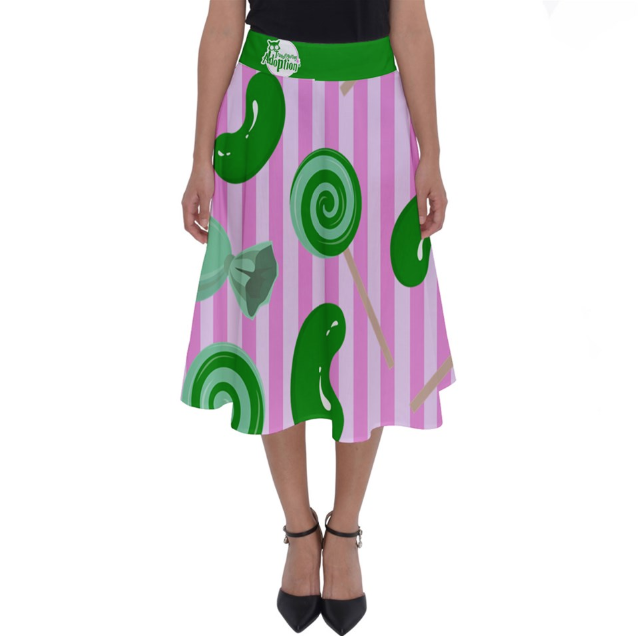 Candy Store Owl Perfect Length Midi Skirt