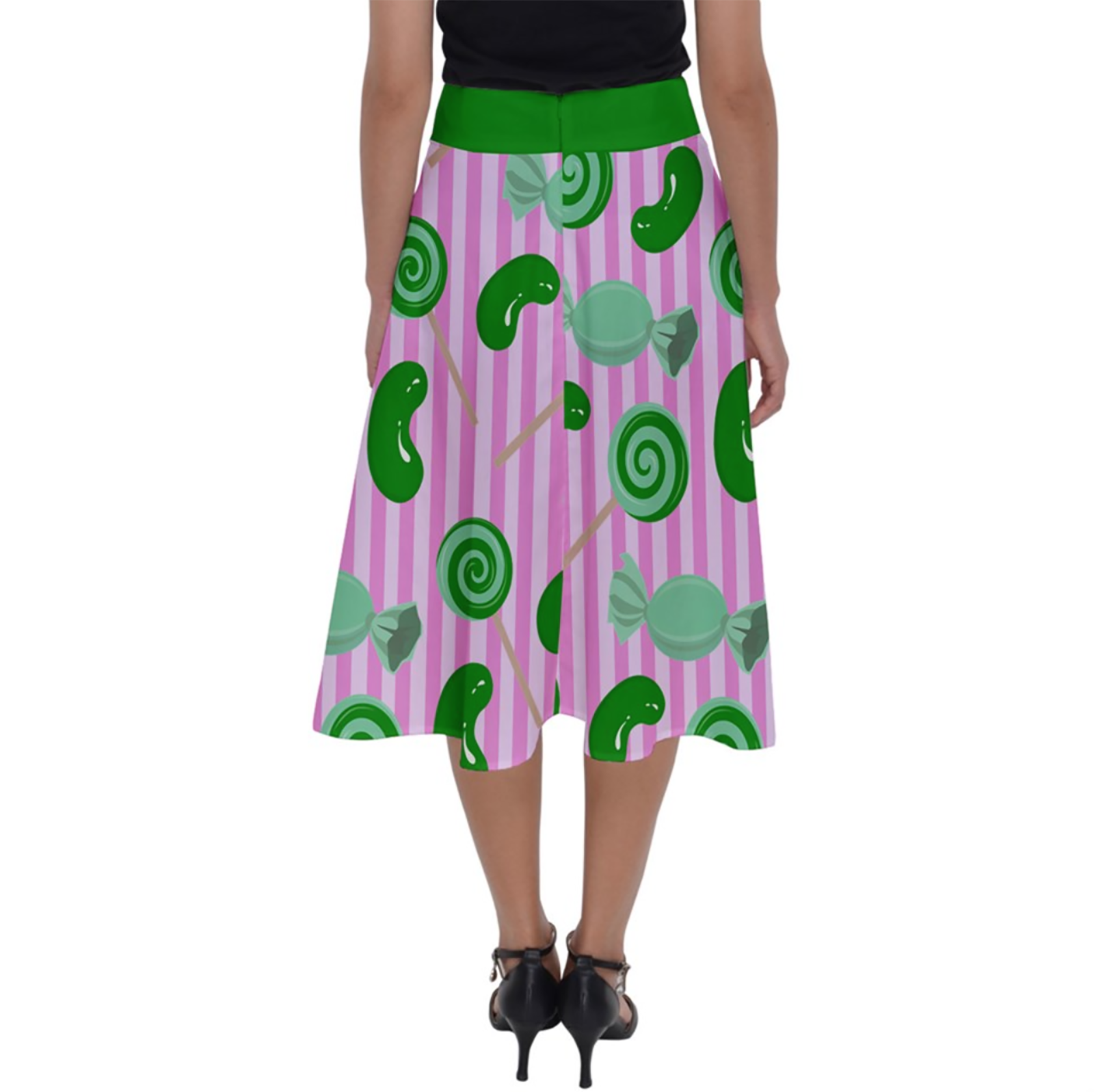 Candy Store Owl Perfect Length Midi Skirt