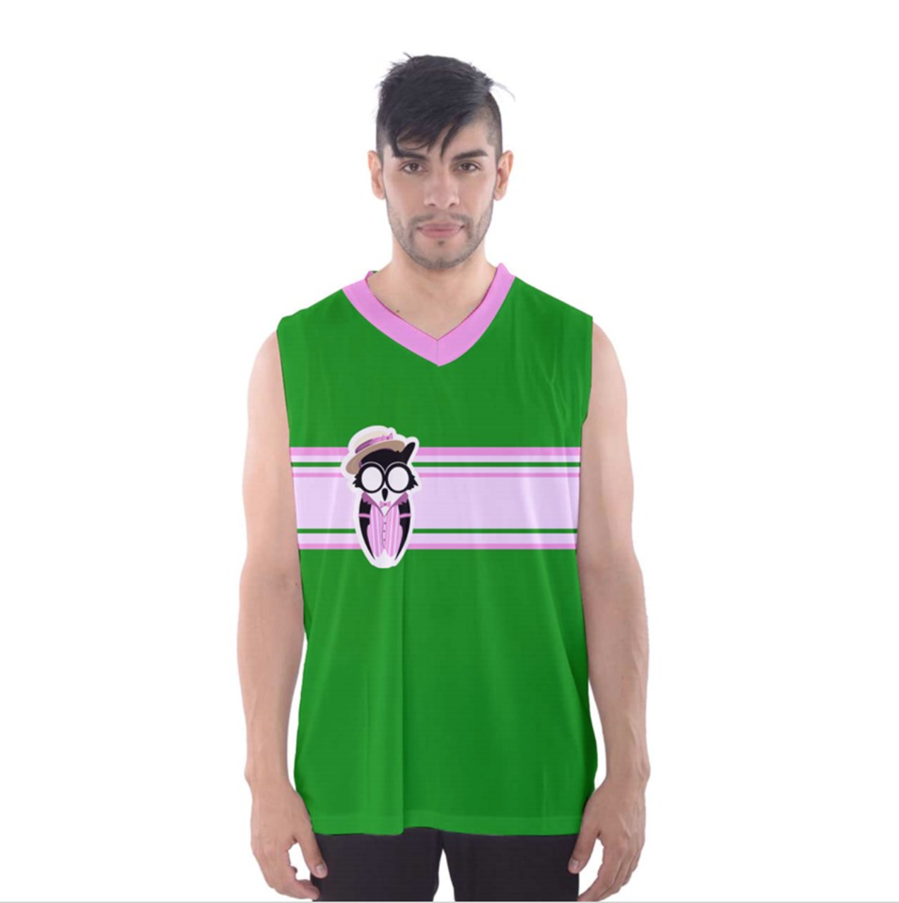 Candy Store Owl Men's Tank Top (solid background)