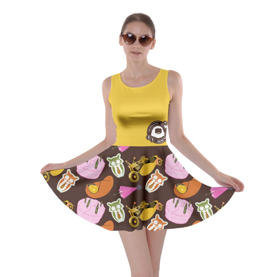 See The "TRUE" Child Skater Dress (yellow) - Inspired by Literary Character, Hagrid
