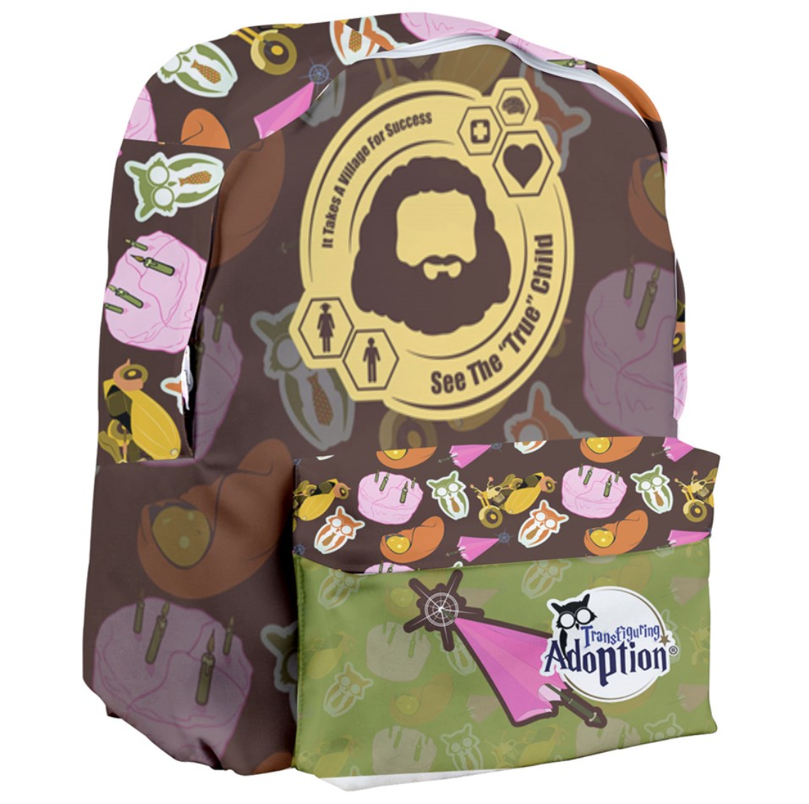 See The "TRUE" Child Giant Backpack - Inspired by literary character, Hagrid 