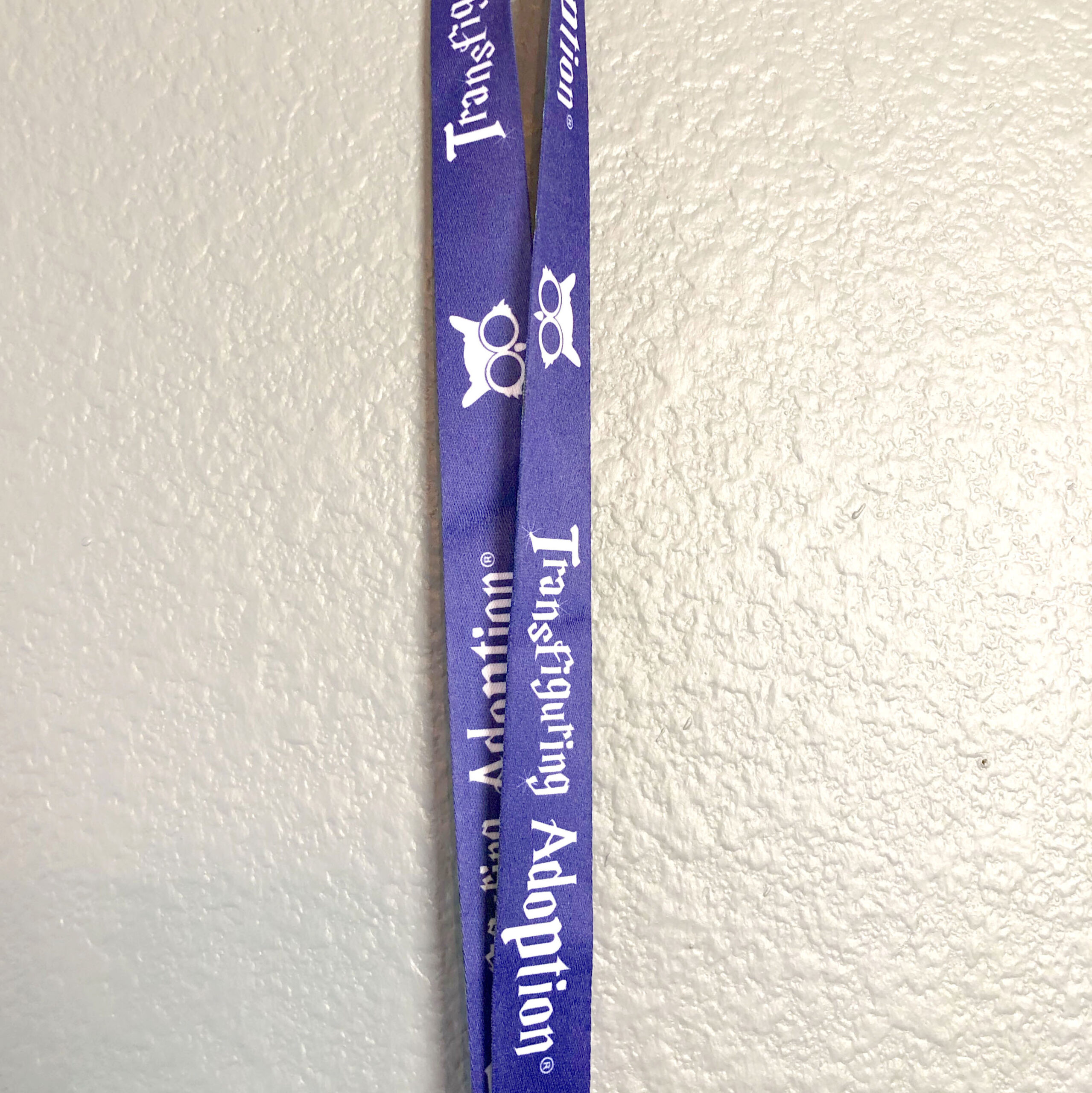 Lanyard with Aluminum Card Holder - Transfiguring Adoption